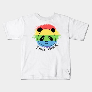 PROUD PANDA Kids T-Shirt